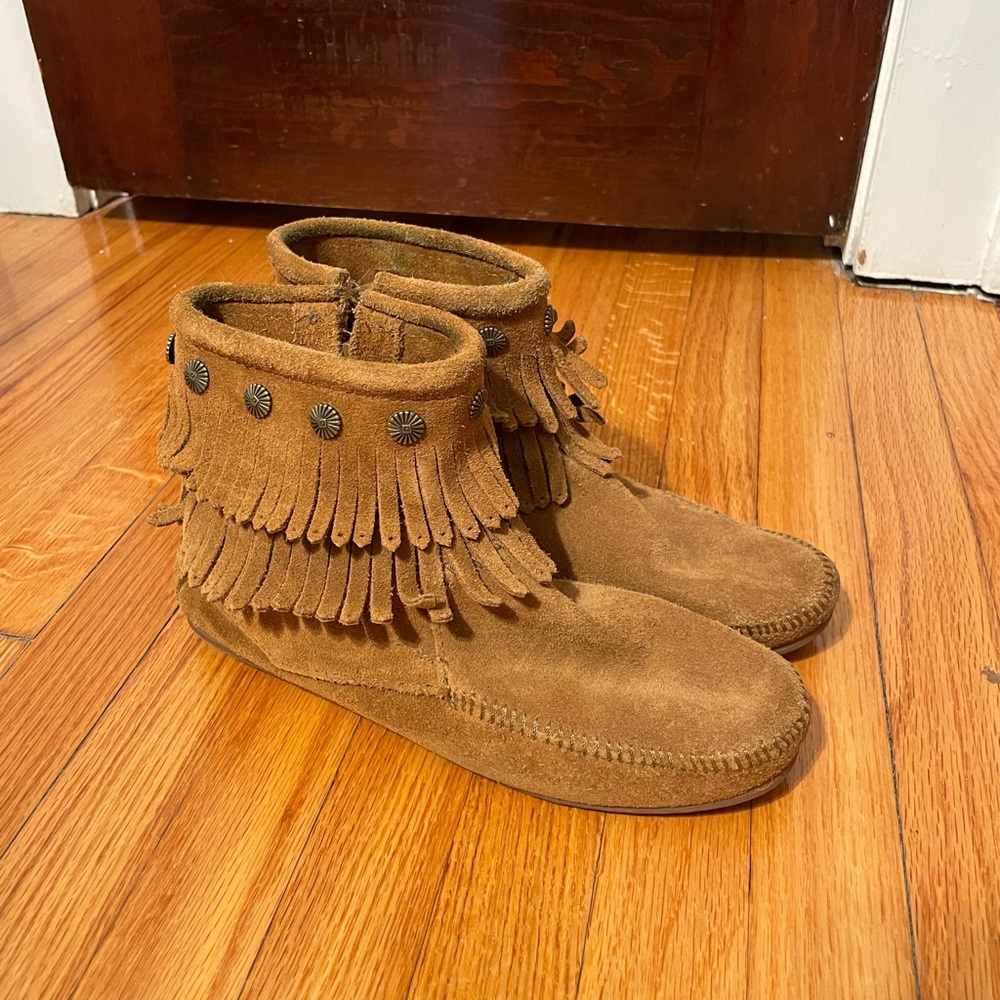 Minnetoka Moccasin Booties - 8